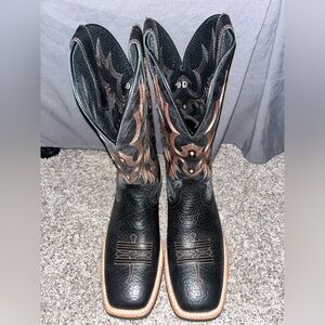 Mens Ariat black western boots